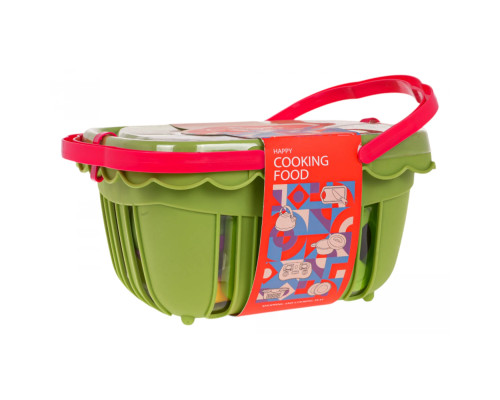 Дитячий кошик для пікніка з овочами та фруктами