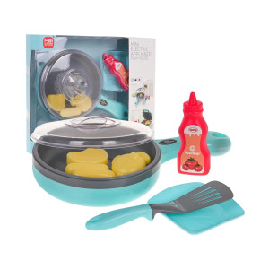 Дитяча іграшкова сковорода зі світловою та звуковою функцією + аксесуари