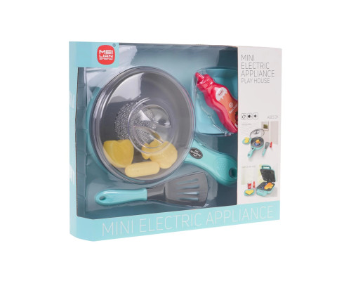 Дитяча іграшкова сковорода зі світловою та звуковою функцією + аксесуари