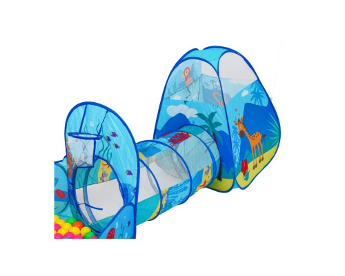 Дитячий намет з тунелем + сухий басейн