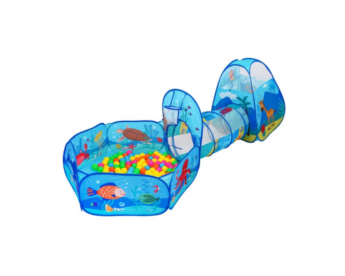 Дитячий намет з тунелем + сухий басейн