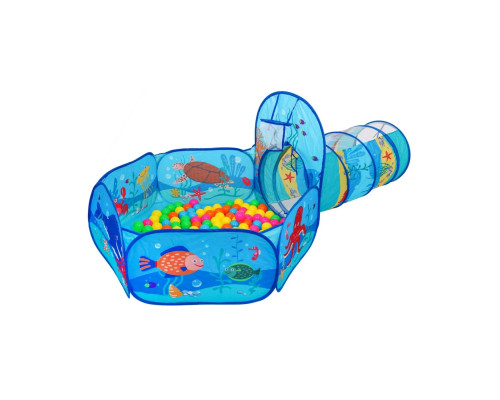 Дитячий намет з тунелем + сухий басейн