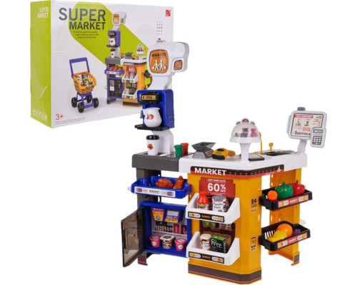 Супермаркет MEGA з кошиком + аксесуари