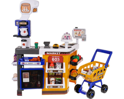 Супермаркет MEGA з кошиком + аксесуари