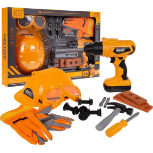 Дитячий набір інструментів з каскою 