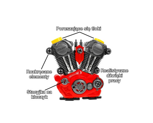 Автомобільний двигун, що обертається, для дітей 3+