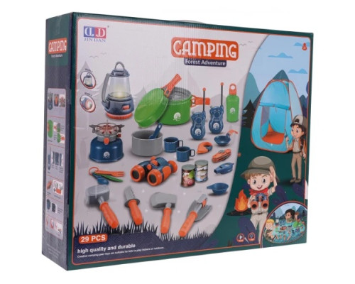Дитячий кемпінговий набір MEGA з наметом + аксесуари