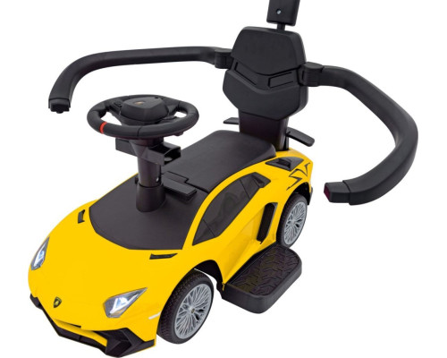 Дитячий толокар  Lamborghini Aventador SV Жовтий