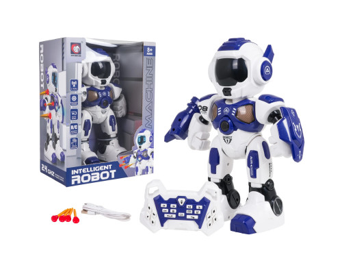 Дитячий багатофункціональний робот Ramiz A08 на дистанційному керуванні + функція стрільби