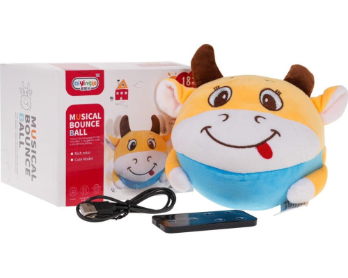 Дитяча весела стрибуча корова з функцією світла та звуку