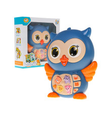 Інтерактивна іграшка Ramiz 855-101A Сова, блакитна