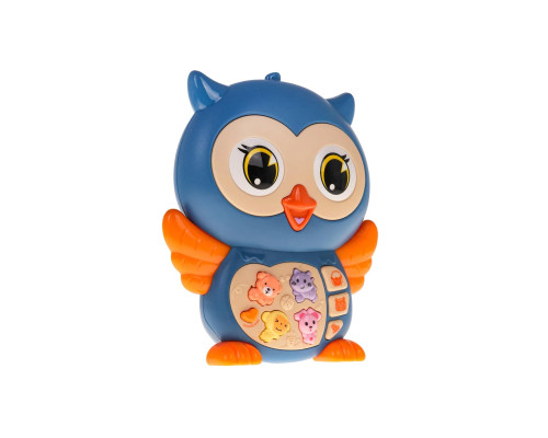 Інтерактивна іграшка Ramiz 855-101A Сова, блакитна