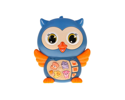 Інтерактивна іграшка Ramiz 855-101A Сова, блакитна