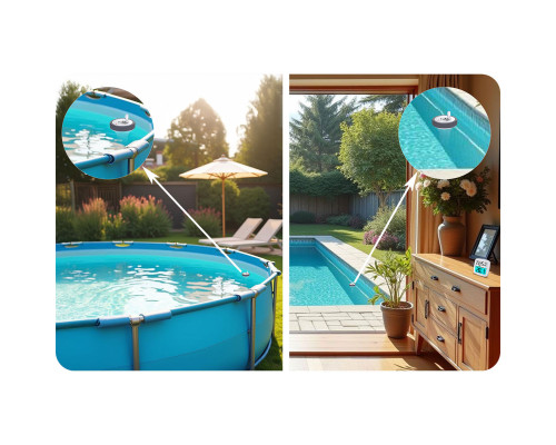 Метеостанція з датчиком для басейну Berdsen BD-913