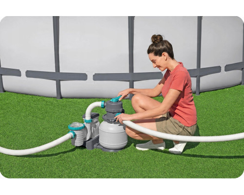 Насос з піщаним фільтром Bestway 58497 6056 л/год та фільтруючими кульками