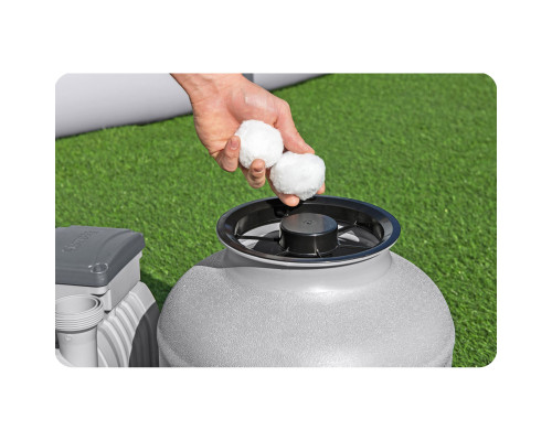 Насос з піщаним фільтром Bestway 58499 8327 л/год та фільтрувальними кульками