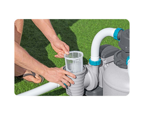 Насос з піщаним фільтром Bestway 58499 8327 л/год та фільтрувальними кульками