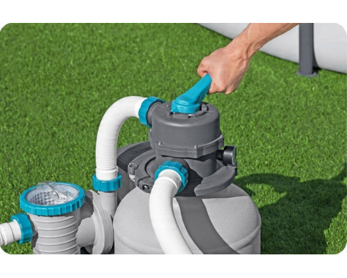 Насос з піщаним фільтром Bestway 58499 8327 л/год та фільтрувальними кульками