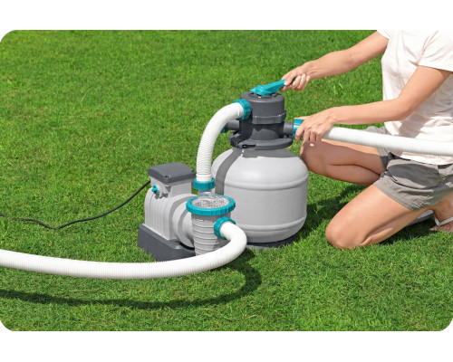 Насос з піщаним фільтром Bestway 58499 8327 л/год та фільтрувальними кульками