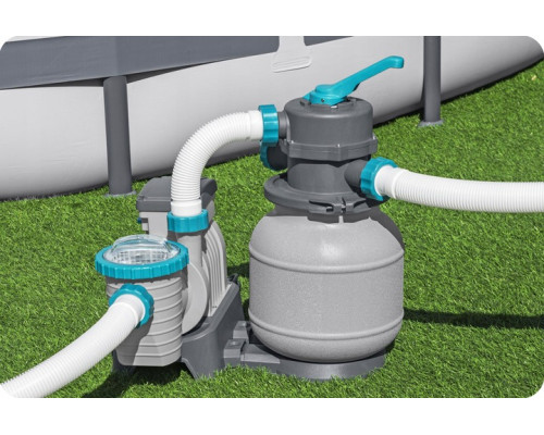 Насос з піщаним фільтром Bestway 58497 6056 л/год та мультифункціональні таблетки