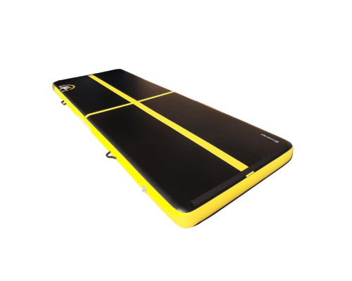 Мат гімнастичний MASTER 400 x 150 x 20 см, чорно-жовта