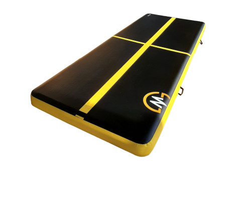 Мат гімнастичний MASTER 400 x 150 x 20 см, чорно-жовта