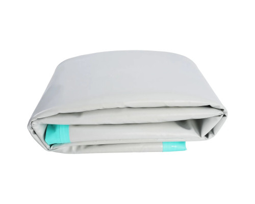 Мат гімнастичний надувний VEVOR 300 x 101 x 10 см, біло-м'ятний