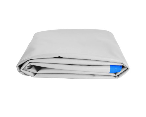 Мат гімнастичний надувний VEVOR  398 x 101 x 10 см, біло-синій