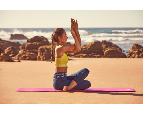 Килимок для йоги Adidas 8 мм, рожевий