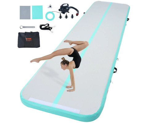 Килимок надувний VEVOR, біло-голубий