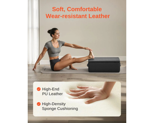Ящик для пілатесу VEVOR 62,5 х 43,5 х 24 см, чорний