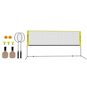 Набір для бадмінтону 2-в-1 Halofit, жовто-чорний