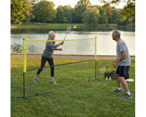 Набір для бадмінтону 2-в-1 Halofit, жовто-чорний