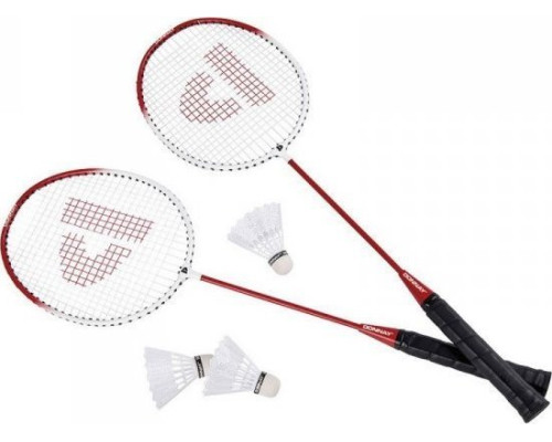 Ракетки для бадмінтону DONNAY 6 ел, червоно-білі