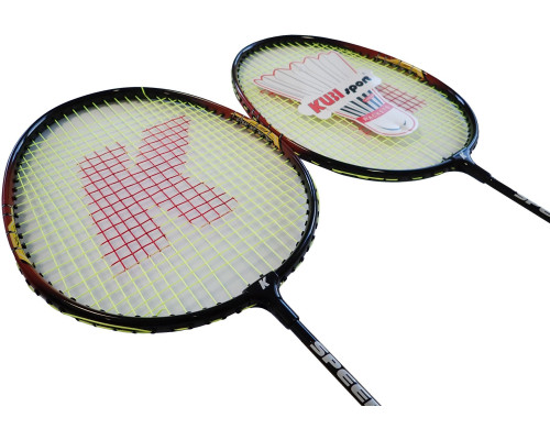 Ракетки для бадмінтну KUBISPORT 05-GBR24K, чорно-червоні