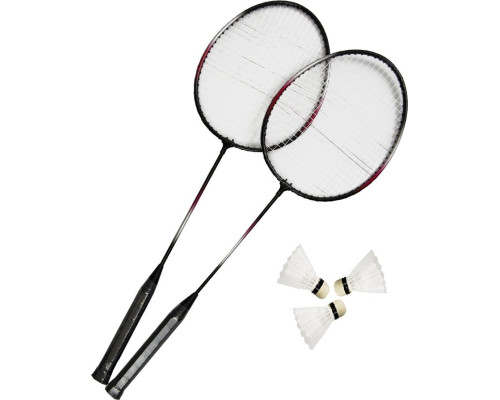 Набір для бадмінтону MASTER Fly 2, чорно-червоний