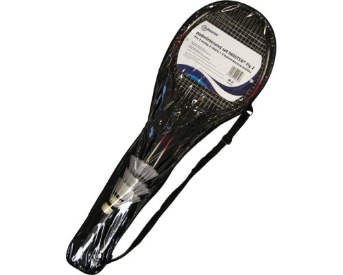 Набір для бадмінтону MASTER Fly 2, чорно-червоний