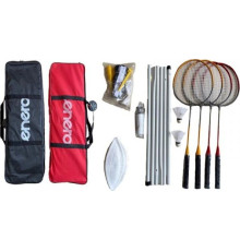  Набір для бадмінтону та волейболу Enero 10-в-1, жовто-червоний