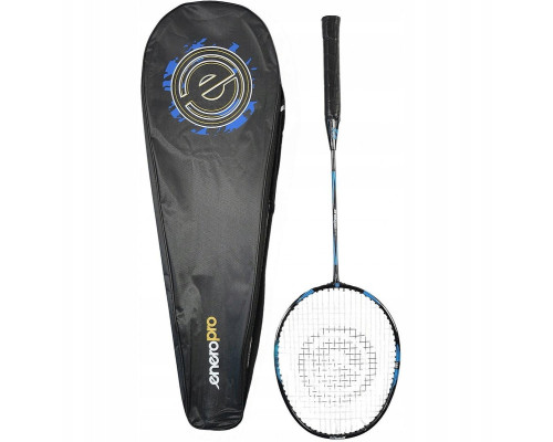 Ракетка для бадмінтону ENERO PRO 28, чорно-синя