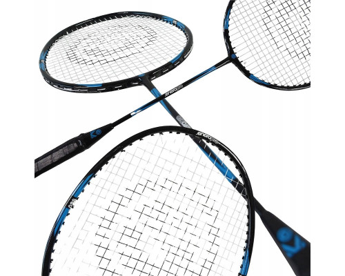 Ракетка для бадмінтону ENERO PRO 28, чорно-синя