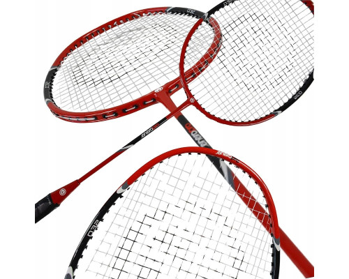 Ракетка для бадмінтону ENERO PRO 32, чорно-червона