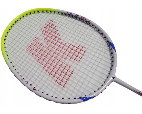 Ракетка для бадмінтону KUBISPORT G314AK, біло-жовта