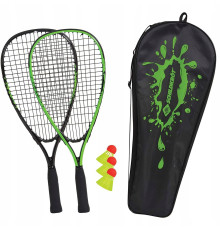 Набір для спідмінтону SCHILDKROT MTS970906, чорно-зелений