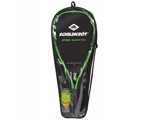 Набір для спідмінтону SCHILDKROT MTS970906, чорно-зелений