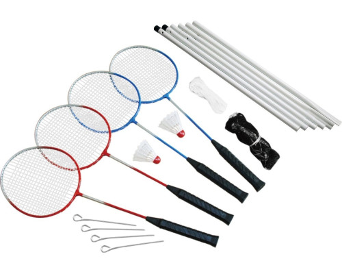 Ракетки для бадмнітону Master Fun, синьо-червоний