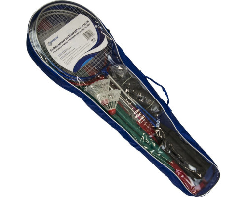 Ракетки для бадмнітону Master Fun, синьо-червоний