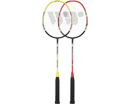 Ракетки для бадмінтону WISH FUSIONTEC 777K, жовто-червоні