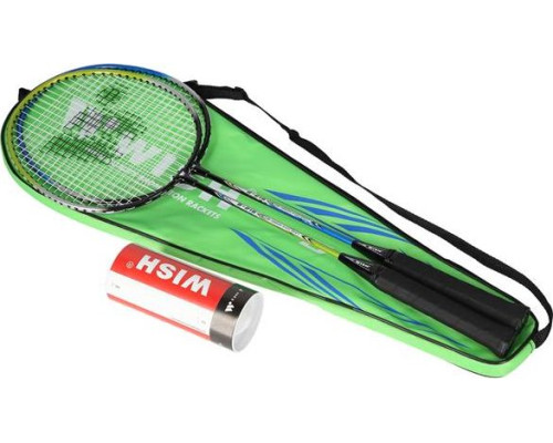 Ракетки для бадмінтону WISH STEELTEC 216K, зелено-сині