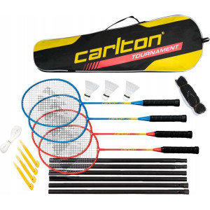 Набір для бадмінтону Carlton TOURNAMENT 4R, червоно-синій