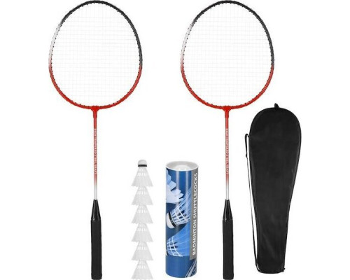 Ракетки для бадмінтону Springos UNIWERSALNY KG0008, чорно-червоний